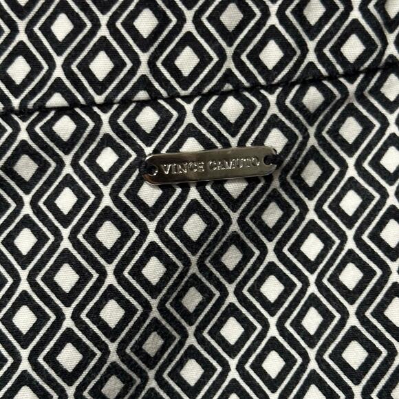 Vince Camuto Geometric Pattern Ankle Pants  Business Plus Size XL Pull Up - Picture 2 of 4